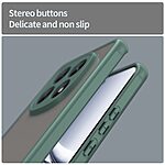 Σκληρή Πλάτη PC+TPU για Xiaomi Poco M8 5G / Redmi Note 15 5G / Redmi Note 15 4G σε Πράσινο χρώμα με αερόσακους γωνιών και frosted διάφανο φινίρισμα.