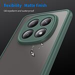 Σκληρή Πλάτη PC+TPU για Xiaomi Poco M8 5G / Redmi Note 15 5G / Redmi Note 15 4G σε Πράσινο χρώμα με αερόσακους γωνιών και frosted διάφανο φινίρισμα.