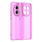 Σκληρή Πλάτη PC+TPU για Xiaomi Poco M8 5G / Redmi Note 15 5G / Redmi Note 15 4G από OEM σε Ροζ χρώμα με αερόσακους γωνιών και frosted διάφανο φινίρισμα.