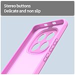 Σκληρή Πλάτη PC+TPU για Xiaomi Poco M8 5G / Redmi Note 15 5G / Redmi Note 15 4G από OEM σε Ροζ χρώμα με αερόσακους γωνιών και frosted διάφανο φινίρισμα.