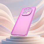 Σκληρή Πλάτη PC+TPU για Xiaomi Poco M8 5G / Redmi Note 15 5G / Redmi Note 15 4G από OEM σε Ροζ χρώμα με αερόσακους γωνιών και frosted διάφανο φινίρισμα.