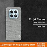 Πλάτη από Συνθετικό Δέρμα (PU) για Xiaomi Poco M8 5G / Redmi Note 15 5G / Redmi Note 15 4G από IMAK Ruiyi Series σε Γκρι Ανοιχτό χρώμα.