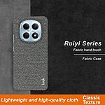 Πλάτη από Συνθετικό Δέρμα (PU) για Xiaomi Poco M8 5G / Redmi Note 15 5G / Redmi Note 15 4G από IMAK Ruiyi Series σε Γκρι Σκούρο χρώμα.