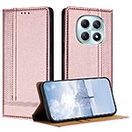 Flip Πορτοφόλι από Συνθετικό Δέρμα (PU) με TPU για Xiaomi Poco M8 5G / Redmi Note 15 5G / Redmi Note 15 4G σε Ροζ Χρυσό με θήκη κάρτας και Stand.