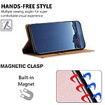 Flip Πορτοφόλι από Συνθετικό Δέρμα (PU) με TPU για Xiaomi Poco M8 5G / Redmi Note 15 5G / Redmi Note 15 4G σε Ροζ Χρυσό με θήκη κάρτας και Stand.