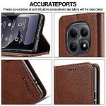 Flip Πορτοφόλι από Συνθετικό Δέρμα (PU) με TPU για Xiaomi Poco M8 5G / Redmi Note 15 5G / Redmi Note 15 4G από LC.IMEEKE σε Καφέ με θήκες καρτών και Stand.