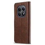 Flip Πορτοφόλι από Συνθετικό Δέρμα (PU) με TPU για Xiaomi Poco M8 5G / Redmi Note 15 5G / Redmi Note 15 4G από LC.IMEEKE σε Καφέ με θήκες καρτών και Stand.