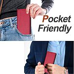 Flip Πορτοφόλι από Συνθετικό Δέρμα (PU) με TPU για Xiaomi Poco M8 5G / Redmi Note 15 5G / Redmi Note 15 4G σε Κόκκινο με θήκη κάρτας και Stand.