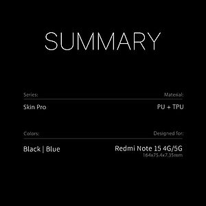 Flip Πορτοφόλι από Συνθετικό Δέρμα (PU) με TPU για Xiaomi Poco M8 5G / Redmi Note 15 5G / Redmi Note 15 4G από DUX DUCIS Skin Pro Series σε Μαύρο με θήκη κάρτας και Stand.