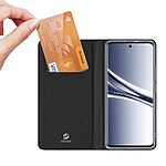 Flip Πορτοφόλι από Συνθετικό Δέρμα (PU) με TPU για Xiaomi Poco M8 5G / Redmi Note 15 5G / Redmi Note 15 4G από DUX DUCIS Skin Pro Series σε Μαύρο με θήκη κάρτας και Stand.