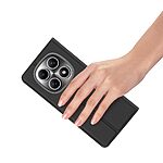 Flip Πορτοφόλι από Συνθετικό Δέρμα (PU) με TPU για Xiaomi Poco M8 5G / Redmi Note 15 5G / Redmi Note 15 4G από DUX DUCIS Skin Pro Series σε Μαύρο με θήκη κάρτας και Stand.