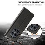 Flip Πορτοφόλι από Συνθετικό Δέρμα (PU) με TPU για Xiaomi Poco M8 5G / Redmi Note 15 5G / Redmi Note 15 4G από LC.IMEEKE σε Μαύρο με Wallet και Stand.