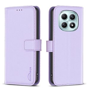 Flip Πορτοφόλι από Συνθετικό Δέρμα (PU) με TPU για Xiaomi Poco M8 5G / Redmi Note 15 5G / Redmi Note 15 4G από BINFEN COLOR BF17 σε Μωβ με Wallet και Stand.