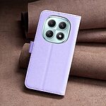 Flip Πορτοφόλι από Συνθετικό Δέρμα (PU) με TPU για Xiaomi Poco M8 5G / Redmi Note 15 5G / Redmi Note 15 4G από BINFEN COLOR BF17 σε Μωβ με Wallet και Stand.