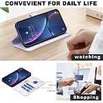 Flip Πορτοφόλι από Συνθετικό Δέρμα (PU) με TPU για Xiaomi Poco M8 5G / Redmi Note 15 5G / Redmi Note 15 4G από BINFEN COLOR BF17 σε Μωβ με Wallet και Stand.