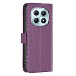 Flip Πορτοφόλι από Συνθετικό Δέρμα (PU) με TPU για Xiaomi Poco M8 5G / Redmi Note 15 5G / 15 4G από BINFEN COLOR BF17 σε Μωβ Σκούρο με Wallet και Stand.