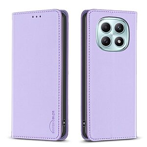 Flip Πορτοφόλι από Συνθετικό Δέρμα (PU) με TPU για Xiaomi Poco M8 5G / Redmi Note 15 5G / 15 4G από BINFEN COLOR BF18 σε Μωβ χρώμα με θήκες καρτών και Stand.