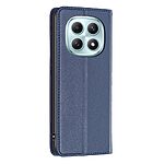 Flip Πορτοφόλι από Συνθετικό Δέρμα (PU) με TPU για Xiaomi Poco M8 5G / Redmi Note 15 5G / Redmi Note 15 4G από BINFEN COLOR BF18 σε Μπλε με θήκες καρτών και Stand.
