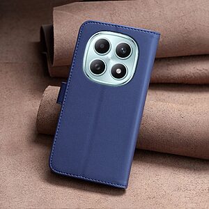 Flip Πορτοφόλι από Συνθετικό Δέρμα (PU) με TPU για Xiaomi Poco M8 5G / Redmi Note 15 5G / Redmi Note 15 4G - BINFEN COLOR BF17 - Μπλε - Wallet/Stand.