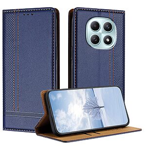 Flip Πορτοφόλι από Συνθετικό Δέρμα (PU) με TPU για Xiaomi Poco M8 5G / Redmi Note 15 5G / Redmi Note 15 4G σε Μπλε με θήκη κάρτας και Stand.