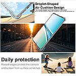 Πλάτη TPU για Xiaomi Poco M8 5G / Redmi Note 15 5G / Redmi Note 15 4G από IMAK σε Διάφανο χρώμα με airbag γωνίες και θήκη για λουράκι.