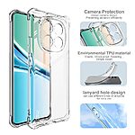 Πλάτη TPU για Xiaomi Poco M8 5G / Redmi Note 15 5G / Redmi Note 15 4G από IMAK σε Διάφανο χρώμα με airbag γωνίες και θήκη για λουράκι.