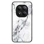 Σκληρή Πλάτη PC + Tempered Glass για Xiaomi Poco M8 Pro 5G / Redmi Note 15 Pro+ 5G σε Λευκό Marble σχέδιο. Τριπλή προστασία με γυαλί, PC και TPU.