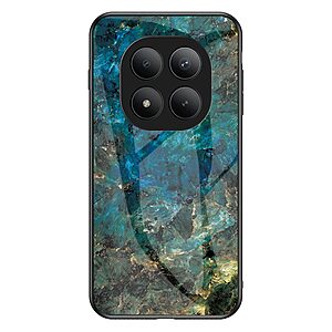 ΘΗΚΕΣ ΚΙΝΗΤΩΝ ΑΞΕΣΟΥΑΡ SAMSUNG GALAXY A7 2017 17 Σκληρή Πλάτη PC + Tempered Glass για Xiaomi Poco M8 Pro 5G / Redmi Note 15 Pro+ 5G από OEM με μοτίβο μαρμάρου σε Σμαραγδί χρώμα.