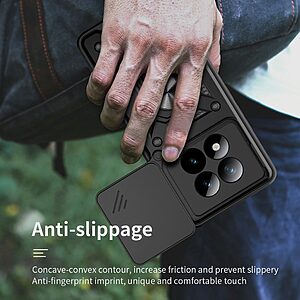 ΘΗΚΕΣ ΚΙΝΗΤΩΝ ΑΞΕΣΟΥΑΡ SAMSUNG GALAXY A7 2017 20 Σκληρή Πλάτη PC+TPU για Xiaomi Poco M8 Pro 5G / Redmi Note 15 Pro+ 5G από OEM σε Κόκκινο χρώμα με περιστρεφόμενο Stand και προστασία κάμερας.