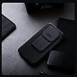 Σκληρή Πλάτη PC+TPU για Xiaomi Poco M8 Pro 5G / Redmi Note 15 Pro+ 5G από NILLKIN Camshield Pro Series σε Μαύρο χρώμα με συρόμενο κάλυμμα κάμερας.