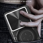 Σκληρή Πλάτη PC+TPU για Xiaomi Poco M8 Pro 5G / Redmi Note 15 Pro+ 5G από OEM σε Μαύρο χρώμα με περιστρεφόμενο Stand και κάλυμμα κάμερας.