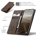 Flip Πορτοφόλι από Συνθετικό Δέρμα (PU) με TPU για Xiaomi Poco M8 Pro 5G / Redmi Note 15 Pro+ 5G από CASEME 013 Series σε Καφέ με θήκες καρτών και Stand.