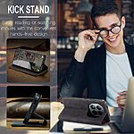 Flip Πορτοφόλι από Συνθετικό Δέρμα (PU) για Xiaomi Poco M8 Pro 5G / Redmi Note 15 Pro+ 5G από CASEME 013 Series σε Μαύρο με θήκες καρτών και Stand.