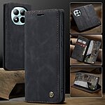 Flip Πορτοφόλι από Συνθετικό Δέρμα (PU) για Xiaomi Poco M8 Pro 5G / Redmi Note 15 Pro+ 5G από CASEME 013 Series σε Μαύρο με θήκες καρτών και Stand.