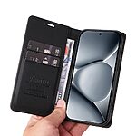 Flip Πορτοφόλι από Συνθετικό Δέρμα (PU) με TPU για Xiaomi Poco M8 Pro 5G / Redmi Note 15 Pro+ 5G από YIKATU σε Μαύρο, με θήκες καρτών και Stand.