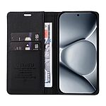 Flip Πορτοφόλι από Συνθετικό Δέρμα (PU) με TPU για Xiaomi Poco M8 Pro 5G / Redmi Note 15 Pro+ 5G από YIKATU σε Μαύρο, με θήκες καρτών και Stand.