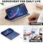 Flip Πορτοφόλι από Συνθετικό Δέρμα (PU) με TPU για Xiaomi Poco M8 Pro 5G / Redmi Note 15 Pro+ 5G από BINFEN COLOR BF18 σε Μπλε χρώμα με θήκες καρτών και Stand.