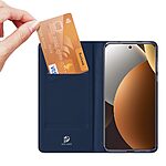 Flip Πορτοφόλι από Συνθετικό Δέρμα (PU) με TPU για Xiaomi Poco M8 Pro 5G / Redmi Note 15 Pro+ 5G από DUX DUCIS Skin Pro Series σε Μπλε χρώμα με θήκη κάρτας και Stand.