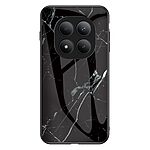 Σκληρή Πλάτη PC + Tempered Glass για Xiaomi Poco M8 Pro 5G / Redmi Note 15 Pro+ 5G από OEM με μοτίβο μαρμάρου σε Μαύρο χρώμα.