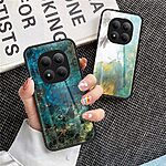 Σκληρή Πλάτη PC + Tempered Glass για Xiaomi Poco M8 Pro 5G / Redmi Note 15 Pro+ 5G από OEM με μοτίβο μαρμάρου σε Μαύρο χρώμα.