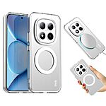 Σκληρή Πλάτη PC+TPU για Xiaomi Poco M8 Pro 5G / Redmi Note 15 Pro+ 5G από IMAK με μαγνητική σύνδεση σε Λευκό χρώμα.