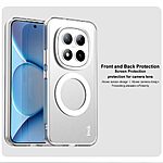 Σκληρή Πλάτη PC+TPU για Xiaomi Poco M8 Pro 5G / Redmi Note 15 Pro+ 5G από IMAK με μαγνητική σύνδεση σε Λευκό χρώμα.