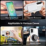 Σκληρή Πλάτη PC+TPU για Xiaomi Poco M8 Pro 5G / Redmi Note 15 Pro+ 5G από IMAK με μαγνητική σύνδεση σε Λευκό χρώμα.