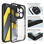 Σκληρή Πλάτη PC+TPU για Xiaomi Poco M8 Pro 5G / Redmi Note 15 Pro+ 5G από IMAK UX-9A Series σε Διάφανο χρώμα με ενισχυμένες γωνίες airbag.