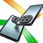 Σκληρή Πλάτη PC+TPU για Xiaomi Poco M8 Pro 5G / Redmi Note 15 Pro+ 5G από IMAK UX-9A Series σε Διάφανο χρώμα με ενισχυμένες γωνίες airbag.