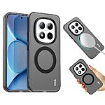 Σκληρή Πλάτη PC+TPU για Xiaomi Poco M8 Pro 5G / Redmi Note 15 Pro+ 5G από IMAK με μαγνητική σύνδεση και λεπτό προφίλ σε Μαύρο χρώμα.