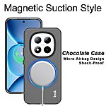 Σκληρή Πλάτη PC+TPU για Xiaomi Poco M8 Pro 5G / Redmi Note 15 Pro+ 5G από IMAK με μαγνητική σύνδεση και λεπτό προφίλ σε Μαύρο χρώμα.