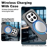 Σκληρή Πλάτη PC+TPU για Xiaomi Poco M8 Pro 5G / Redmi Note 15 Pro+ 5G από IMAK με μαγνητική σύνδεση και λεπτό προφίλ σε Μαύρο χρώμα.