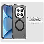 Σκληρή Πλάτη PC+TPU για Xiaomi Poco M8 Pro 5G / Redmi Note 15 Pro+ 5G από IMAK με μαγνητική σύνδεση και λεπτό προφίλ σε Μαύρο χρώμα.