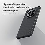 Σκληρή Πλάτη PC+TPU για Xiaomi Poco M8 Pro 5G / Redmi Note 15 Pro+ 5G από NILLKIN Frosted Shield Pro σε Μαύρο χρώμα με ματ φινίρισμα.